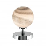 Esben - Chrome Touch Table Lamp with Marble Glass Esben - Chrome Touch Table Lamp with Marble Glass