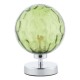 Dar-ESB4150-14 - Esben - Dimple Green Glass & Chrome Touch Table Lamp
