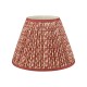 Dar-EST1225 - Esther - Shade Only - 30 cm Red Cotton Shade