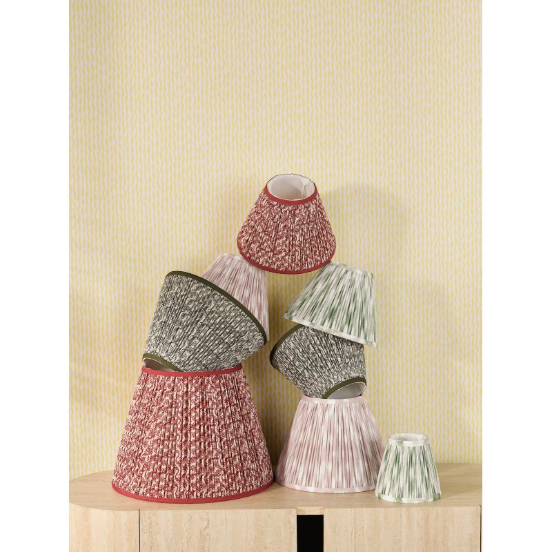 Dar-EST2625 - Esther - Shade Only - 15 cm Red Cotton Shade