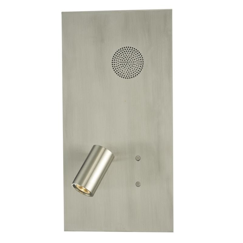 LED Lights - Eta - LED Satin Nickel with Bluetooth Speaker Double Wall Lamp Dar-ETA7146 - Eta - LED Satin Nickel with Bluetooth Speaker Double Wall Lamp