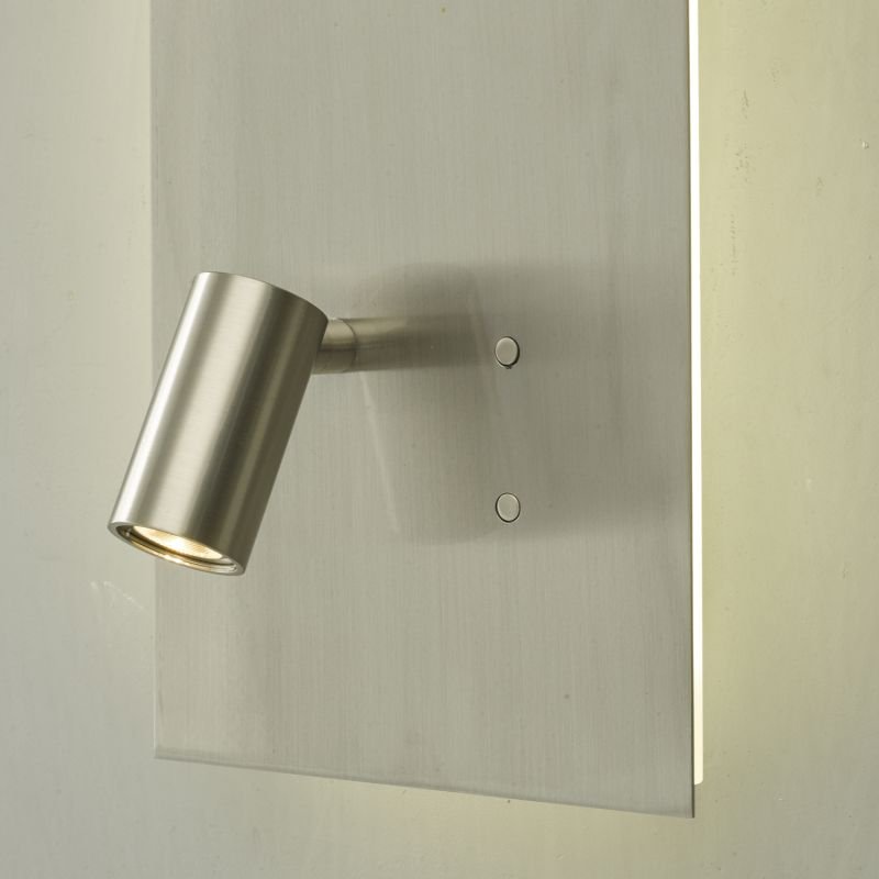 LED Lights - Eta - LED Satin Nickel with Bluetooth Speaker Double Wall Lamp Dar-ETA7146 - Eta - LED Satin Nickel with Bluetooth Speaker Double Wall Lamp