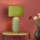 Dar-ETZ4224 - Etzel - Green Ceramic Table Lamp