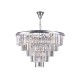 Ceiling Lights - Eulalia - Crystal & Chrome 12 Light Chandelier Dar-EUL1250 - Eulalia - Crystal & Chrome 12 Light Chandelier