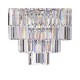 Ceiling Lights - Eulalia - Crystal & Chrome 12 Light Chandelier Dar-EUL1250 - Eulalia - Crystal & Chrome 12 Light Chandelier