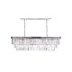 Kitchen Lights - Eulalia - Crystal & Chrome 10 Light over Island Fitting Dar-EUL2350 - Eulalia - Crystal & Chrome 10 Light over Island Fitting