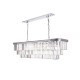 Kitchen Lights - Eulalia - Crystal & Chrome 10 Light over Island Fitting Dar-EUL2350 - Eulalia - Crystal & Chrome 10 Light over Island Fitting