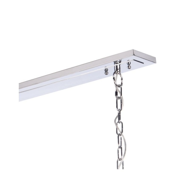 Kitchen Lights - Eulalia - Crystal & Chrome 10 Light over Island Fitting Dar-EUL2350 - Eulalia - Crystal & Chrome 10 Light over Island Fitting