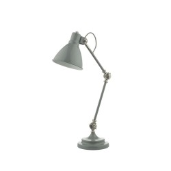 Eunice - Grey & Satin Nickel Desk Lamp Eunice - Grey & Satin Nickel Desk Lamp