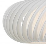 Explorer - Shade Only - Slanting White Fabric Shade for Pendant Explorer - Shade Only - Slanting White Fabric Shade for Pendant