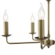Dar-FAV0563 - Favian - Warm Matt Bronze 5 Light Centre Fitting