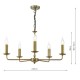 Dar-FAV0563 - Favian - Warm Matt Bronze 5 Light Centre Fitting