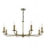 Favian - Warm Matt Bronze 8 Light Centre Fitting