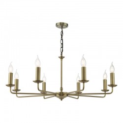 Favian - Warm Matt Bronze 8 Light Centre Fitting