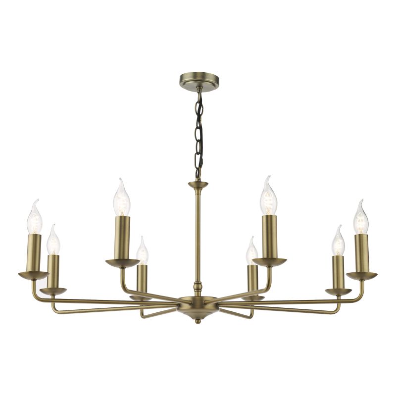 Dar-FAV0863 - Favian - Warm Matt Bronze 8 Light Centre Fitting