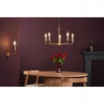 Favian - Warm Matt Bronze 8 Light Centre Fitting