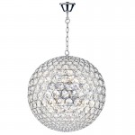 Fiesta - Chrome & Crystal 8 Light Pendant