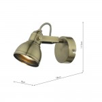 Fothergill - Antique Brass Spotlight Fothergill - Antique Brass Spotlight