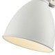 Dar-FRE0702 - Frederick - White with Brushed Nickel Wall Lamp