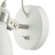 Dar-FRE0702 - Frederick - White with Brushed Nickel Wall Lamp