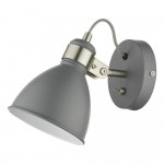Frederick - Satin Chrome & Grey Spotlight Frederick - Satin Chrome & Grey Spotlight