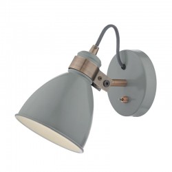 Frederick - Grey & Copper Single Spotlight Frederick - Grey & Copper Single Spotlight