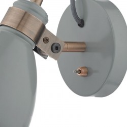 Frederick - Grey & Copper Single Spotlight Frederick - Grey & Copper Single Spotlight