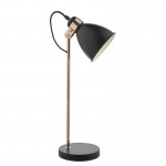 Frederick - Black & Polished Copper Desk Lamp Frederick - Black & Polished Copper Desk Lamp
