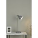 Dar-FRE4237 - Frederick - Grey with Satin Chrome Desk Lamp