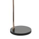 Dar-FRE4922 - Frederick - Black & Polished Copper Floor Lamp