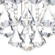 Dar-FRI0450 - Fringe - Bathroom Crystal 4 Light Ceiling Lamp