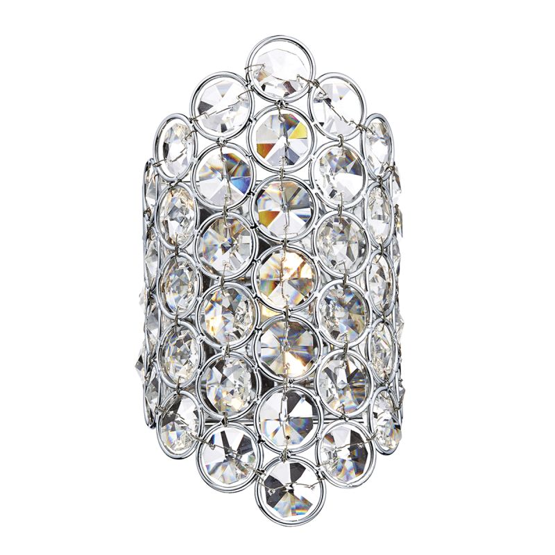Dar-FRO0750 - Frost - Chrome & Crystal Wall Lamp