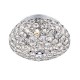 Dar-FRO5350 - Frost - Chrome & Crystal 3 Light Ceiling Lamp