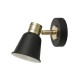 Dar-FRY0754 - Fry - Modern Black and Rose Gold Spotlights Wall Lamp