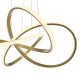 Dar-FUS8635 - Fusion - Satin Gold CCT Pendant