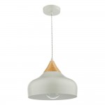 Gaucho - Grey Pendant with Wooden Detail Gaucho - Grey Pendant with Wooden Detail