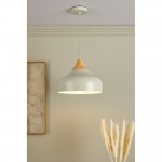 Gaucho - Grey Pendant with Wooden Detail Gaucho - Grey Pendant with Wooden Detail