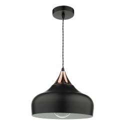 Gaucho - Black Pendant with Copper Detail Gaucho - Black Pendant with Copper Detail