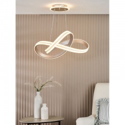 Gavino - Brushed Silver CCT Pendant