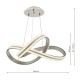 Dar-GAV8632 - Gavino - Brushed Silver CCT Pendant