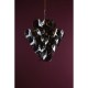 Dar-GEN0842 - Genoa - Natural Brass 8 Light Centre Fitting with Smoked Glass