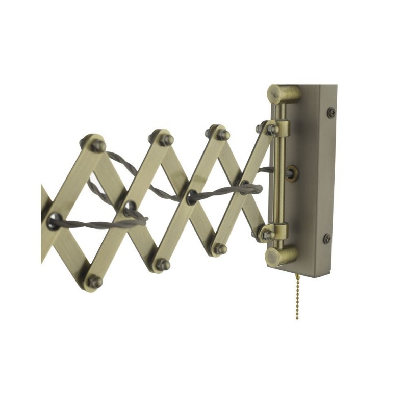- Governor - Antique Chrome & Antique Brass Wall Lamp Dar-GOV0761E - Governor - Antique Chrome & Antique Brass Wall Lamp