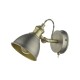 Dar-GOV0761 - Governor - Antique Chrome & Antique Brass 1 Spotlight