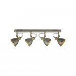 Governor - Antique Chrome & Antique Brass 4 Spotlights Governor - Antique Chrome & Antique Brass 4 Spotlights