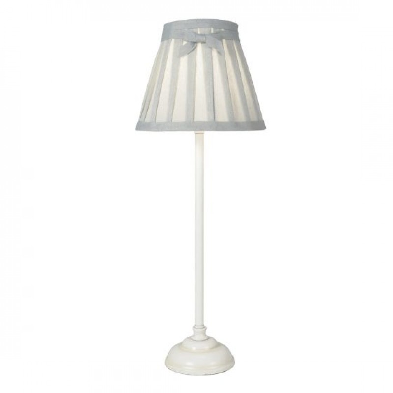Dar_Vol3-GRA422 - Grace - Antique White & Grey Linen Table Lamp