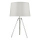 Table & Floor Lamp - Griffith - Polished Chrome Tripod Table Lamp Dar-GRI4239 - Griffith - Polished Chrome Tripod Table Lamp