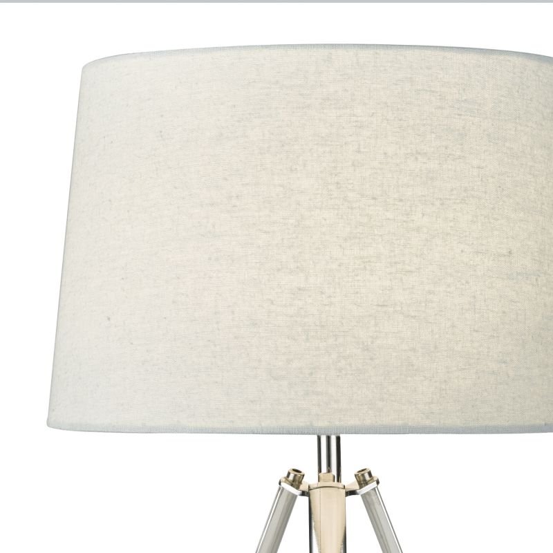 Table & Floor Lamp - Griffith - Polished Chrome Tripod Table Lamp Dar-GRI4250 - Griffith - Polished Chrome Tripod Table Lamp