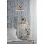 Hadano - Brass Wall Lamp with White Ceramic Shade Hadano - Brass Wall Lamp with White Ceramic Shade