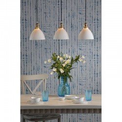 Hadano - Brass 3 Light over Island Fitting with White Ceramic Shades Hadano - Brass 3 Light over Island Fitting with White Ceramic Shades
