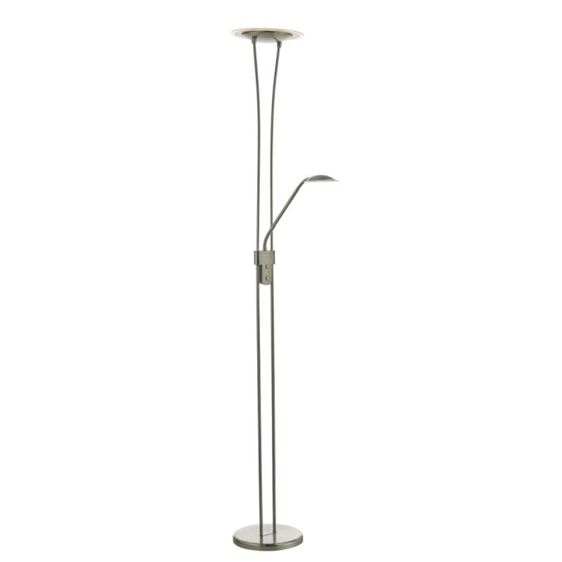LED Lights - Hahn - LED Satin Nickel Mother & Child Floor Lamp Dar-HAH4946 - Hahn - LED Satin Nickel Mother & Child Floor Lamp